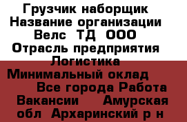 Грузчик-наборщик › Название организации ­ Велс, ТД, ООО › Отрасль предприятия ­ Логистика › Минимальный оклад ­ 20 000 - Все города Работа » Вакансии   . Амурская обл.,Архаринский р-н